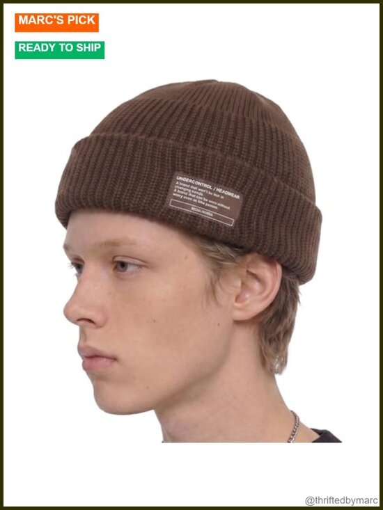 Stylish Short Plain Beanie - Acrylic Knit Skull Hat Street Style Watch Cap